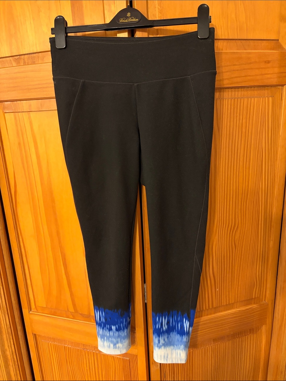 T By Talbots Ombre UPF 50+ Protection Women's Cropped 7/8 Leggings Small
